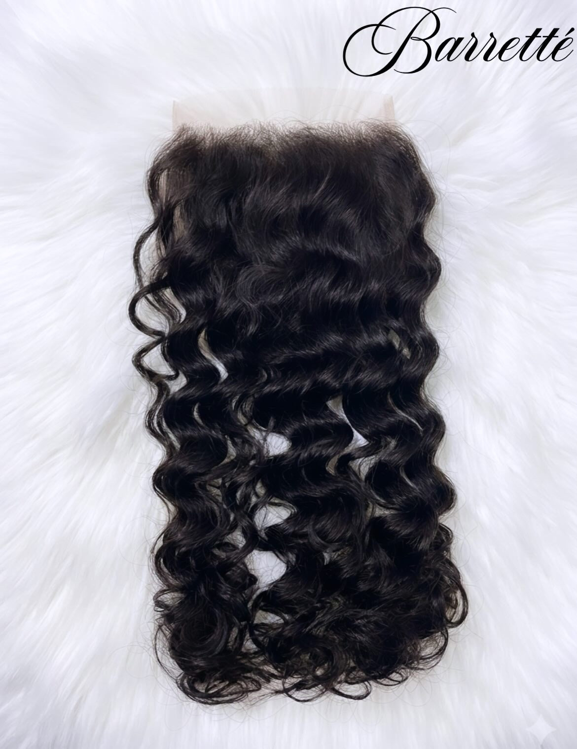 5X5 LAOTIAN MEKONG RIVER CURLY HD LACE CLOSURE