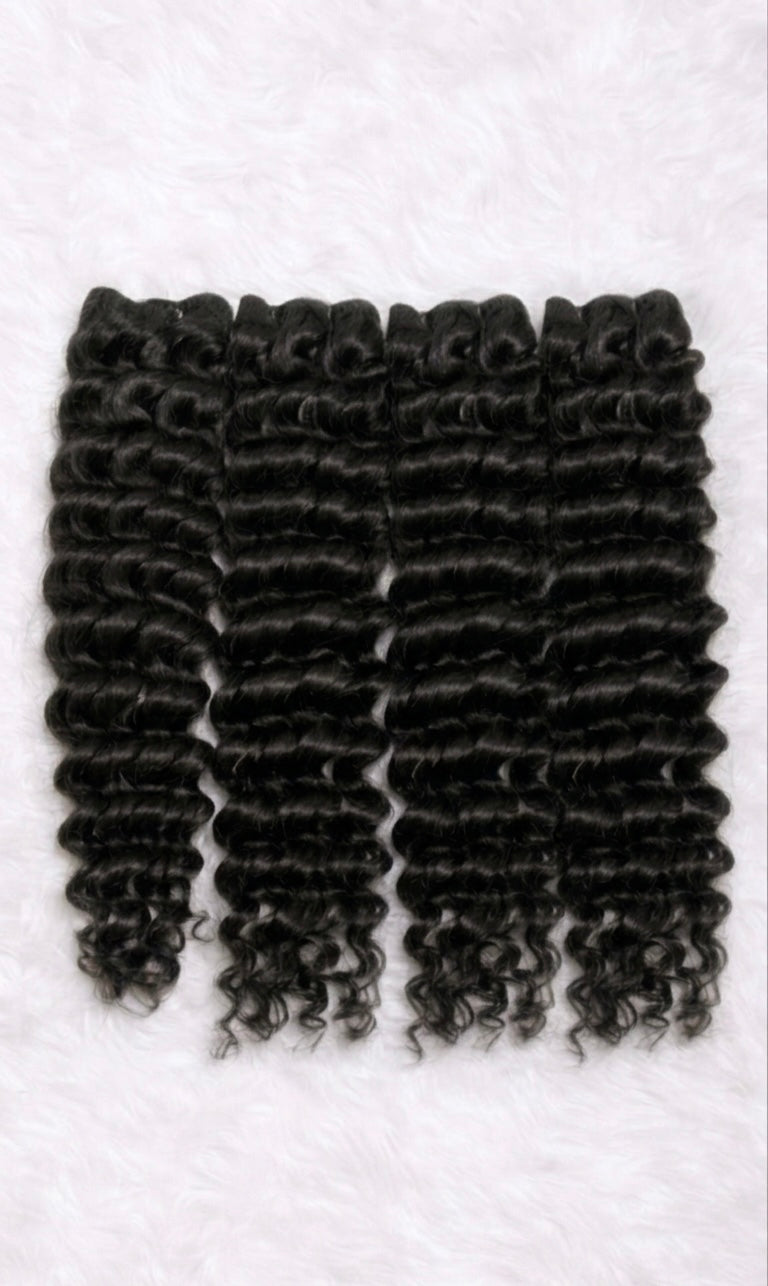 INDONESIAN BALI CURLY 4 BUNDLE DEAL