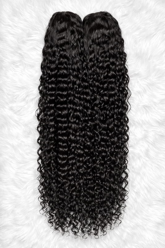 BRAZILIAN DEEP WAVE HD LACE CLOSURE WIG